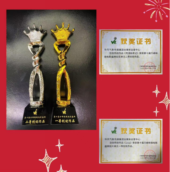 全媒体运营中心多部作品在第十届万峰林微电影盛典获奖
