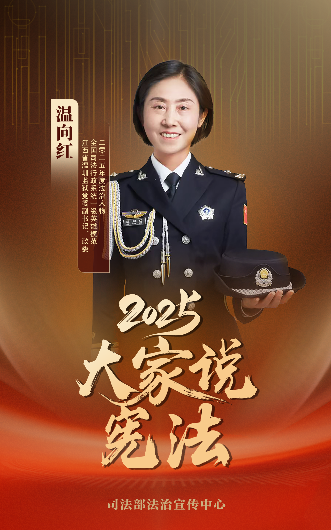 【宪法宣传周】2025大家说宪法|温向红：宪法照亮高墙重生路